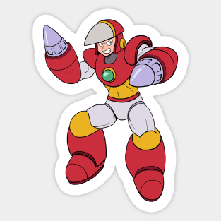 RUBY SPEARS CRASH MAN Sticker